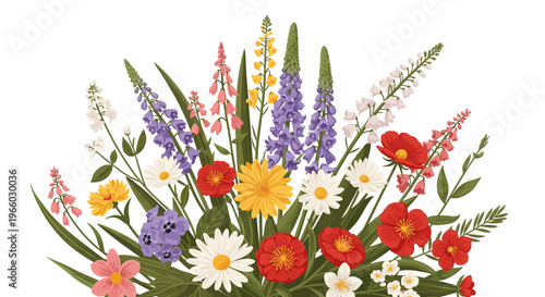 A delicate floral arrangement with pink and yellow blooms creates a cheerful and inviting mood. Ideal for backgrounds, spring promotions, or website d