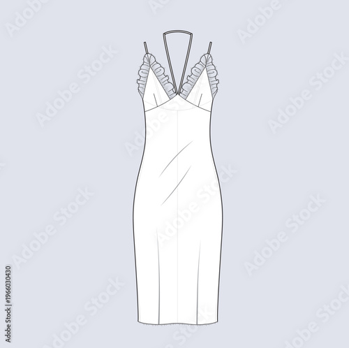 Womens Slip Dress Nightwear Design
