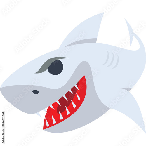 Cartoon Drawing Of A Shark

