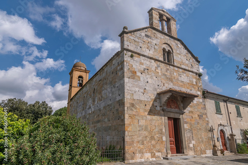 The church of San Giorgio located in San Giorgio a Bibbiano, a hamlet in the municipality of Cascina, in the province of Pisa, Italy