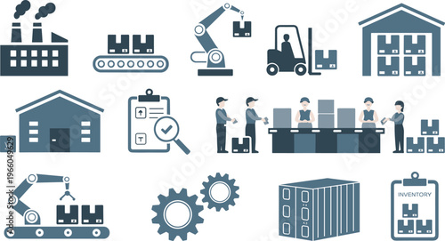 Flat of home services and technology concepts with people and tools house repair maintenance