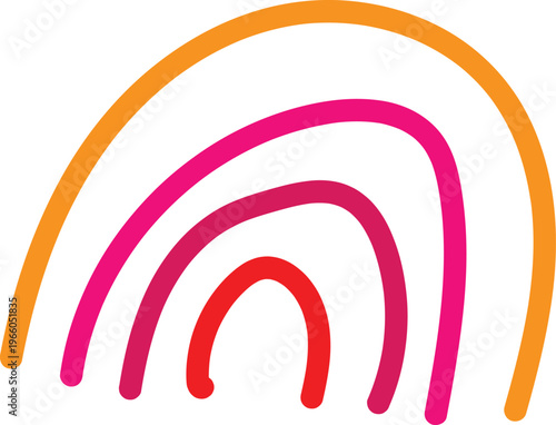 modern linkedin logo in different colors and styles isolated on white background, illustration