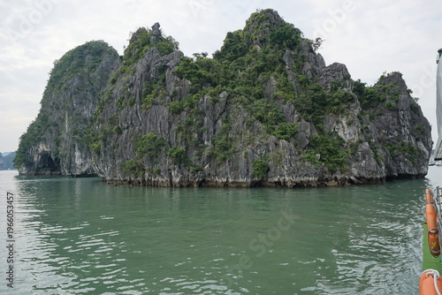 amazing rock formation in halong bay vietnam