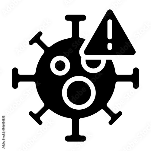 virus icon vector