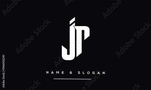 JR, RJ Abstract Letters Logo Monogram
