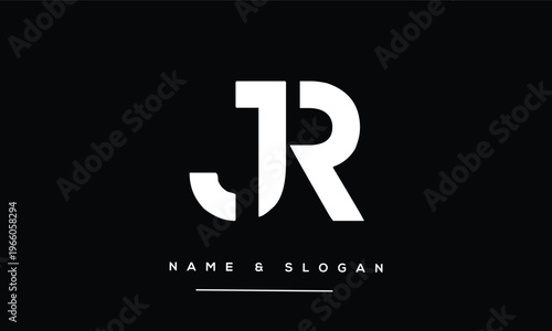 JR, RJ Abstract Letters Logo Monogram