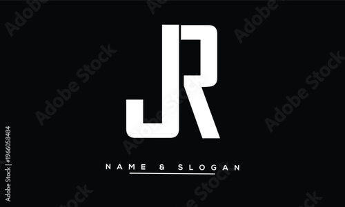 JR, RJ Abstract Letters Logo Monogram