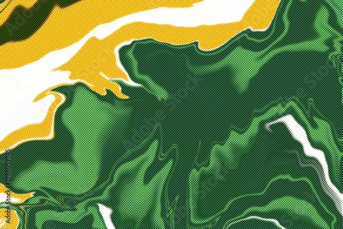 Colorful Liquid Ink Halftone Background