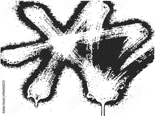 Graffiti tag lettering style, hand drawn street art calligraphy, urban culture element, abstract artistic signature design.