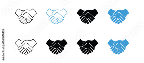 Business contract icons, handshake agreement symbol, legal documentation signs, finance regulation elements, professional networking design, corporate partnership concept, trust and collaboration visu