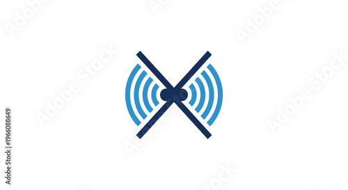 No Signal Internet WiFi Icon Symbol.