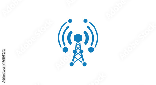 Cellular Tower Communication Network Signal.
