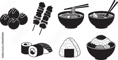 Black and white of kitchen utensils and appliances kitchen appliances spatula whisk d