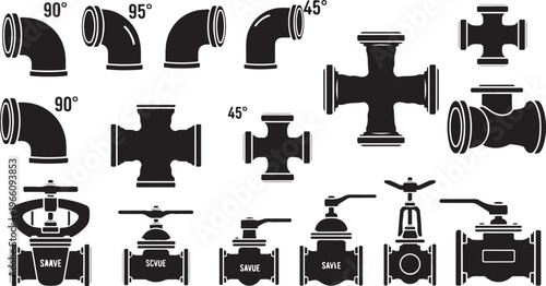 Black and white of various camera angles and tripod setups equipment 90 degree angle