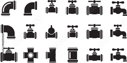 Black and white of various household and tools household tools utensils kitchenware furniture