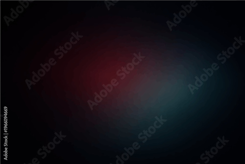 Fotografie Dark background with red and teal hues