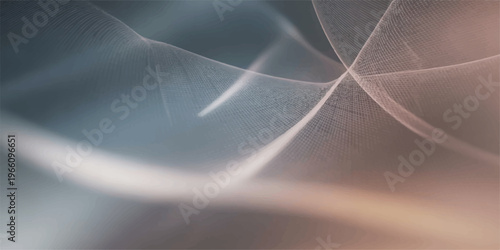 Abstract blue light backgrounds featuring a smooth flowing wave design with digital curve lines and soft motion texture for a modern art wallpaper pattern