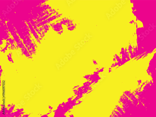 Vibrant abstract expressionism a bold fusion of pink and yellow hues creates a dynamic and energetic visual experience