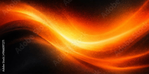 Abstract fiery red background with glowing flames and energy waves