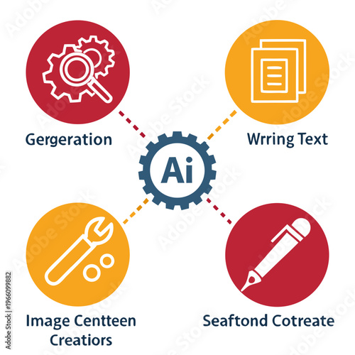 Ai capabilities and applications infographic artificial intelligence