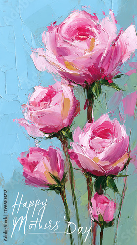 bouquet of pink roses