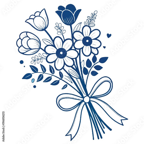 minimal botanical graphic sketch drawing, trendy tiny tattoo design, floral elements vector illustration