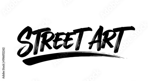 Street Art Graffiti Text, Urban Creative Expression, Modern Graphic Design