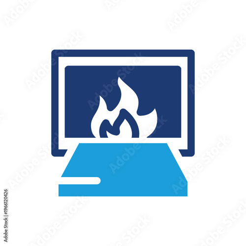 furnace colored icon vector design good for web or mobile app