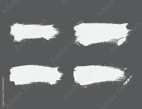 grunge brush stroke illustration design template