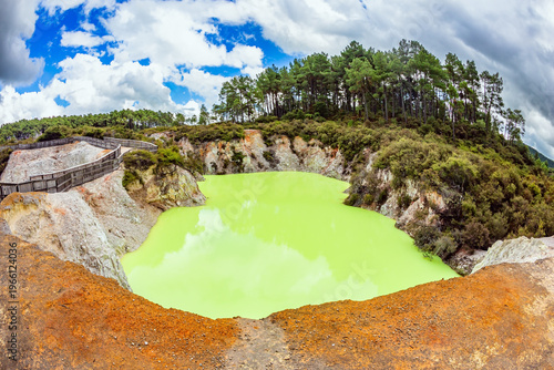 Multicolored deposits