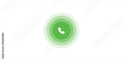Answer and decline phone call buttons. Phone call. Telephone sign. Accept call and decline phone icons. vector