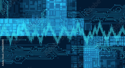 This abstract image evokes the complex inner workings of technology. It's ideal for illustrating concepts like data flow, connectivity, and the future