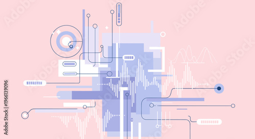 This minimalist illustration evokes feelings of connectivity and progress. Ideal for representing networking, communication, or the linking of ideas i