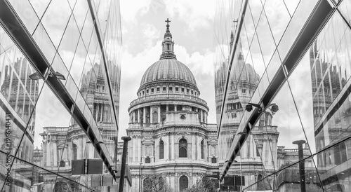 St. Paul's Cathedral, London - black and white photography