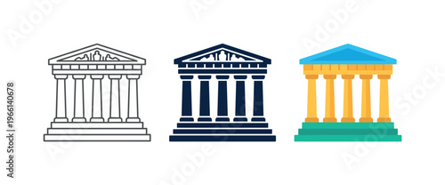 Classical Greek temple architecture styles and design elements