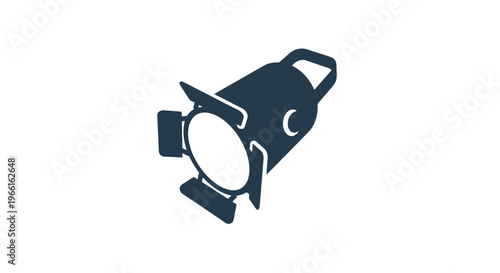 Studio Flash Unit with Umbrella Attachment.