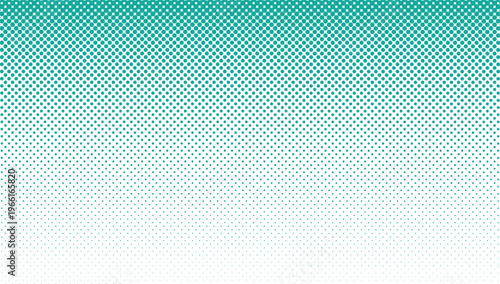 Abstract geometric pattern with a cyan and green gradient fading into white background Vector