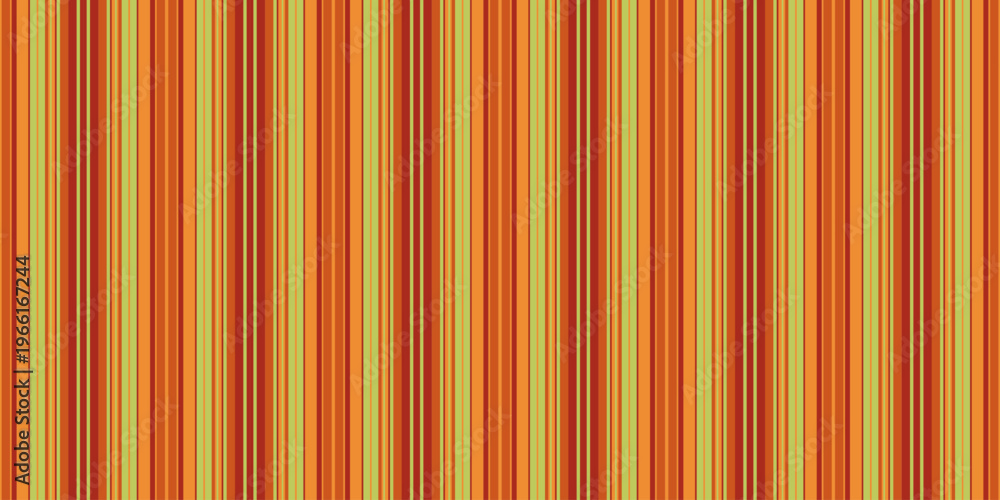 Obraz premium Vibrant vertical stripes in warm autumnal hues. Perfect for backgrounds, textile designs, or adding a retro vibe to your projects. This seamless pattern evokes feelings of warmth, energy, and style.