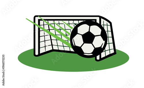 futebol, bola, vetores,  gol