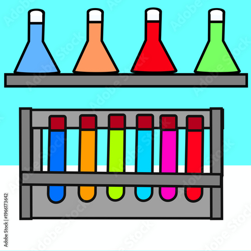test tubes in laboratory