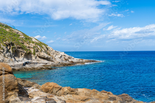 Coastline of Elba island, Italy, in springtime