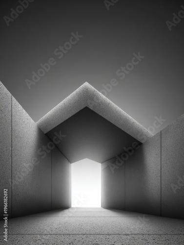 high contrast minimalist background in black, white and soft grey tones, strong negative space, abstract composition, modern gallery aesthetic, bold yet refined, no text