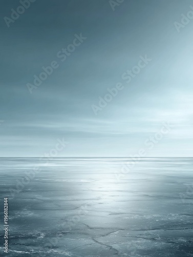 minimalist Nordic background in muted blue and grey tones, soft horizon-like gradient, calm and expansive, cool and elegant atmosphere, modern wall art, no text