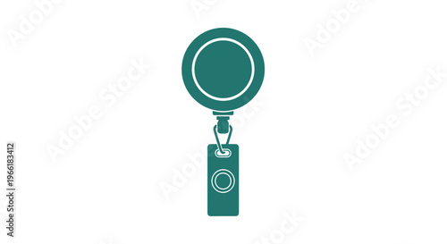 Retractable Badge Holder with ID Card.