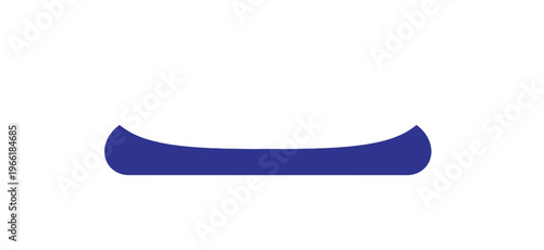 Blue Hockey Stick Isolated on White.