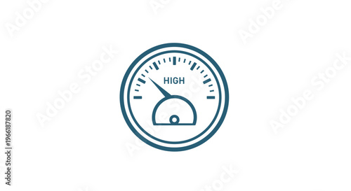 Fuel Gauge Showing High Level.