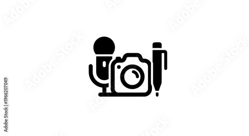 Microphone and camera equipment tools.