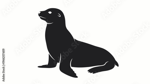 silhouette of a seal