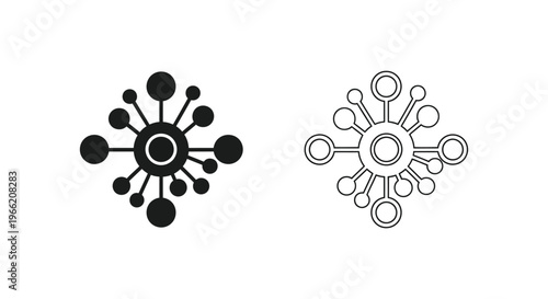 Virus particles with distinct structural features Vector