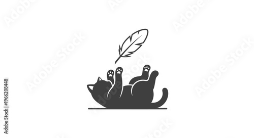 Black cat sitting on boat toy.